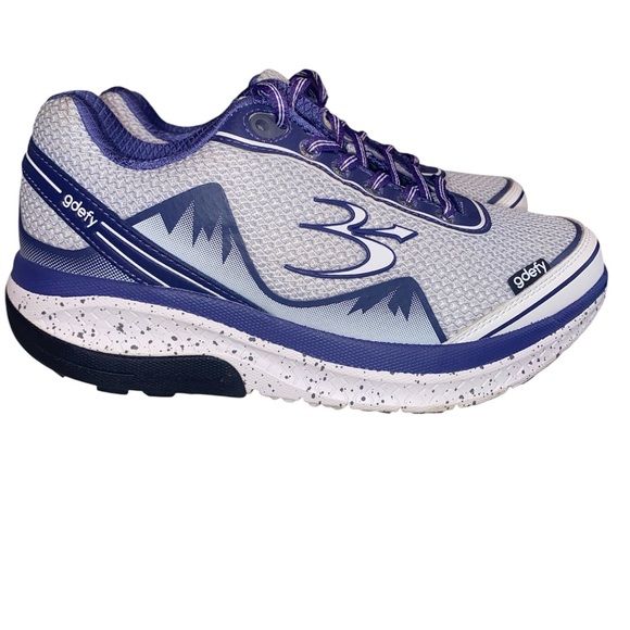 G-Defy Gravity Defyer Athletic Shoes Womens Size 7 White Purple - Picture 3 of 7